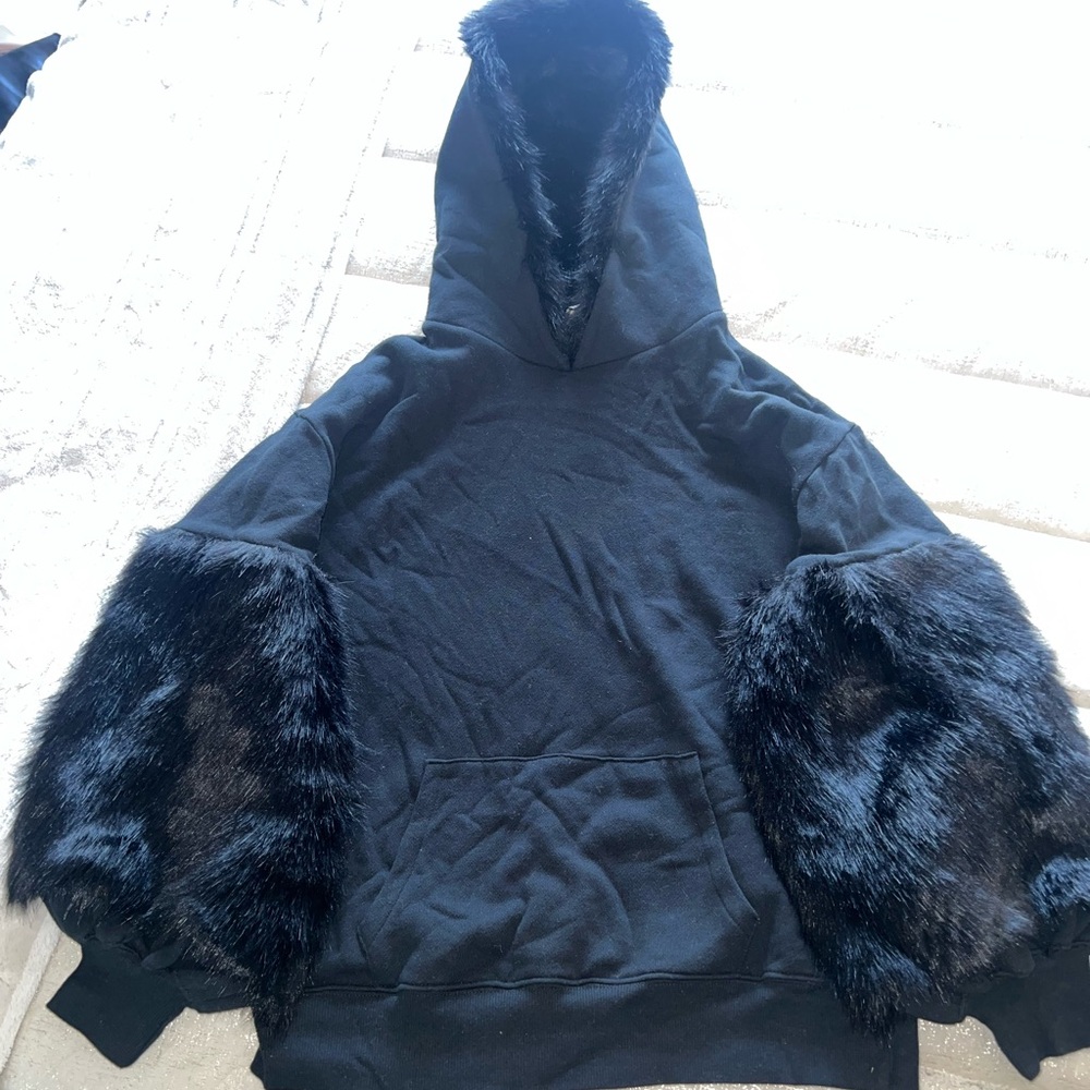 Furry sweatshirt
